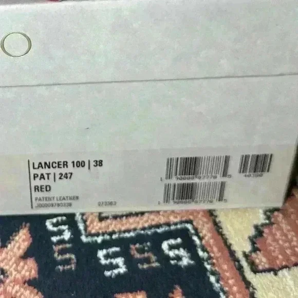 Jimmy Choo - Lancer Stiletto Red Patent Leather Pumps - 38 - Picture 10 of 10